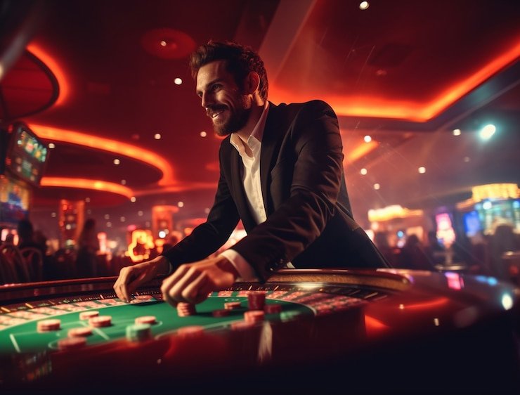 Meja Live Roulette telastoto dengan dealer profesional dan multi-kamera HD
